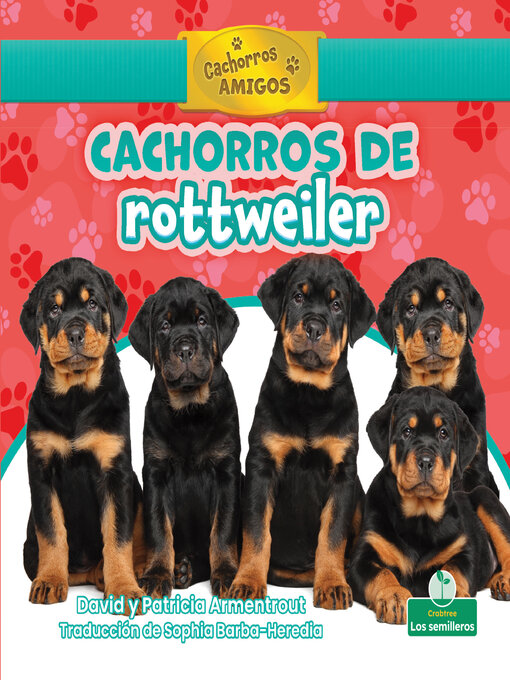 Cover image for Cachorros de rottweiler